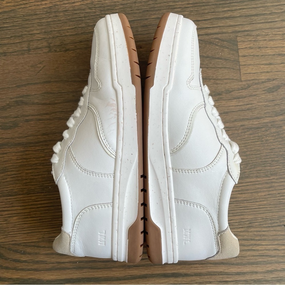 Madewell Court Sneakers in White Leather Ivory Multi - Picture 8 of 14